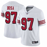 Nike 49ers 97 Nick Bosa White 2019 NFL Draft First Round Pick Color Rush Vapor Untouchable Limited Jersey Dzhi,baseball caps,new era cap wholesale,wholesale hats